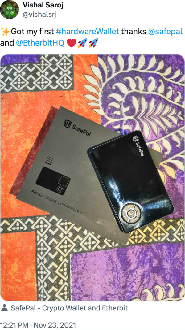 Vishal Saroj (@vishalsrj) reviews Etherbit.in