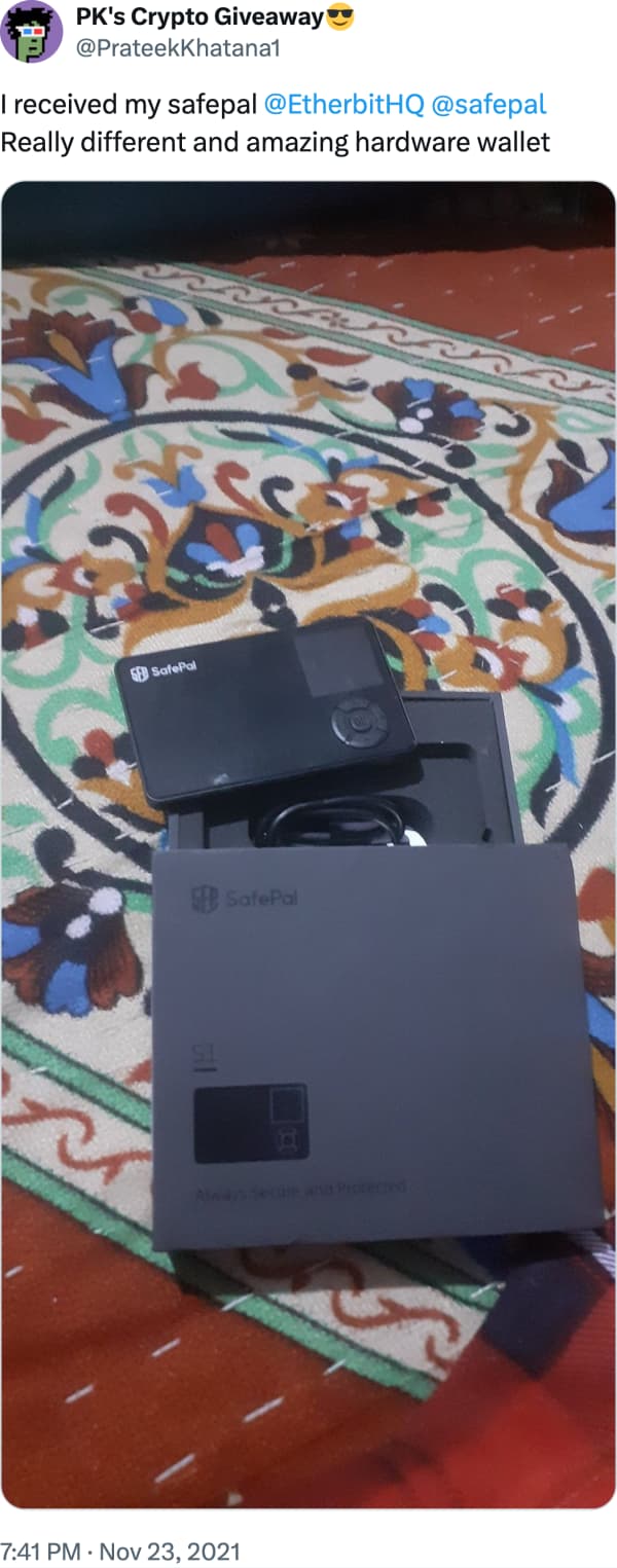 PK's Crypto Giveaway (@PrateekKhatana1) reviews Etherbit.in