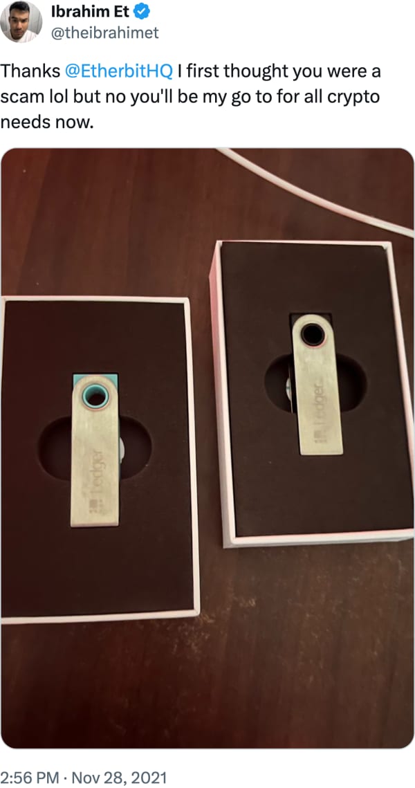 Ibrahim Et (@theibrahimet) reviews Etherbit.in
