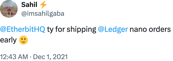 Sahil (@imsahilgaba) reviews Etherbit.in