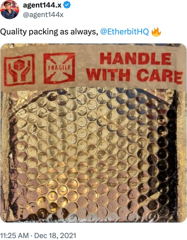 agent144.x (@agent144x) reviews Etherbit.in