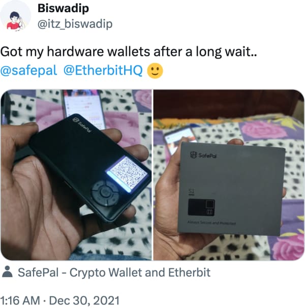 Biswadip (@itz_biswadip) reviews Etherbit.in