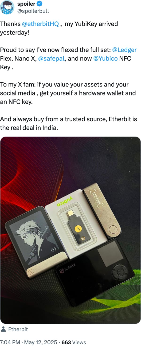spoiler (@spoilerbull) reviews Etherbit.in