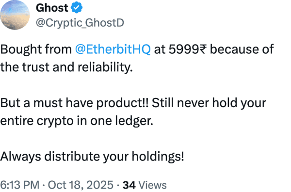 Ghost (@Cryptic_GhostD) reviews Etherbit.in