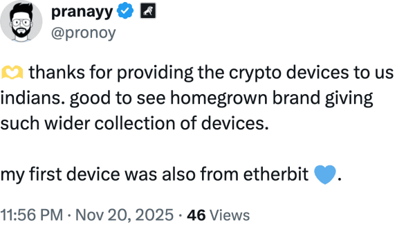 pranayy (@pronoy) reviews Etherbit.in