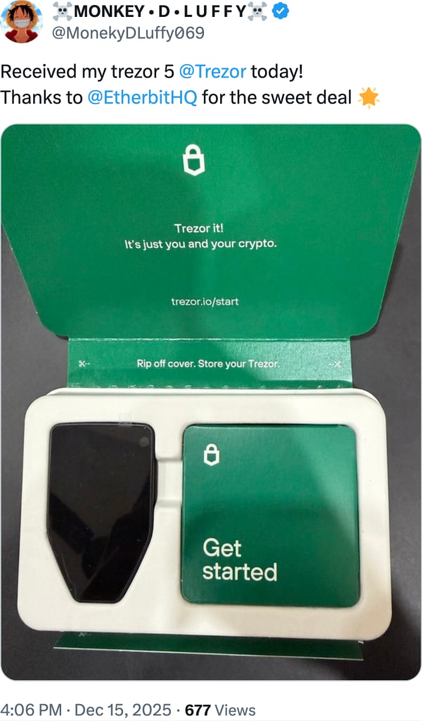 MONKEY • D • L U F F Y (@MonekyDLuffy069) reviews Etherbit.in