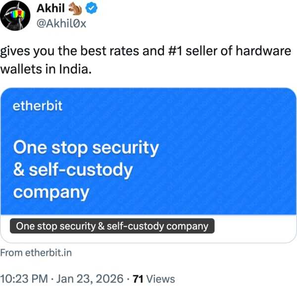 Akhil (@Akhil0x) reviews Etherbit.in