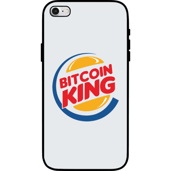 Bitcoin King iPhone SE (2020) Case - White