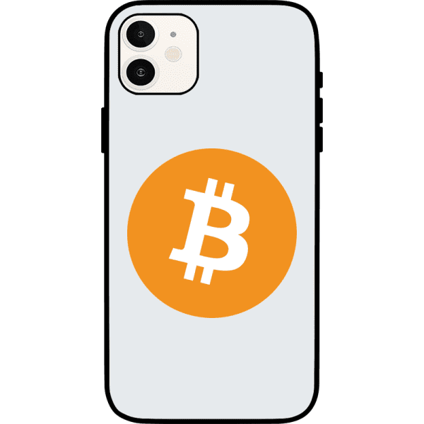 Bitcoin iPhone 12 Case - White
