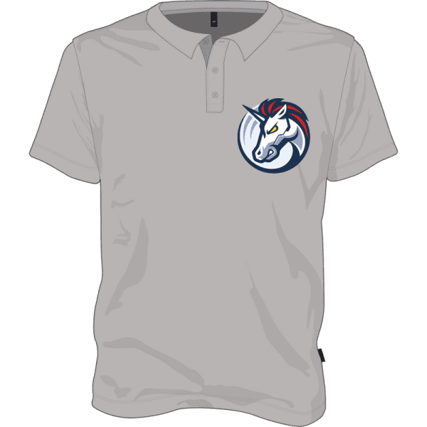 1inch Polo T-shirt - Grey / M