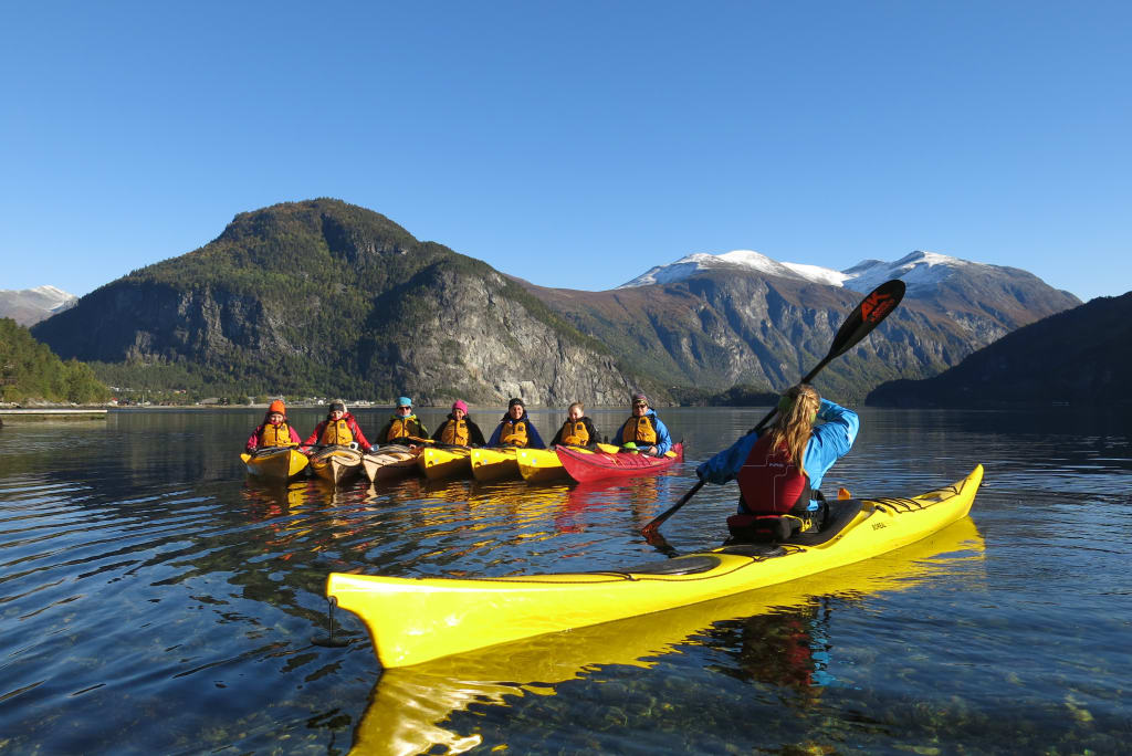 Kayak i Tafjorden