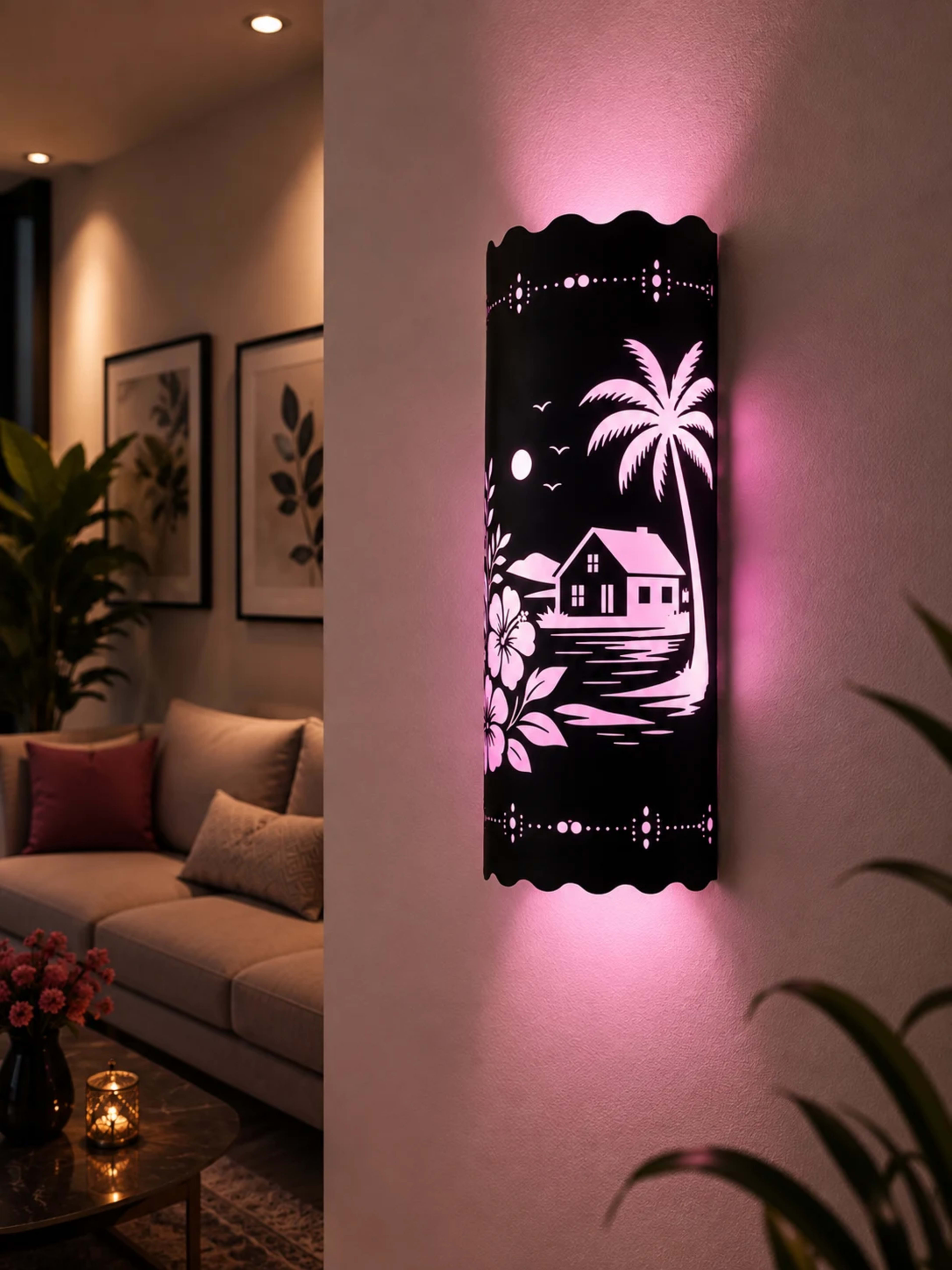 Premium Handmade RGB Decorative Wall Lamp | Modern LED Wall Light