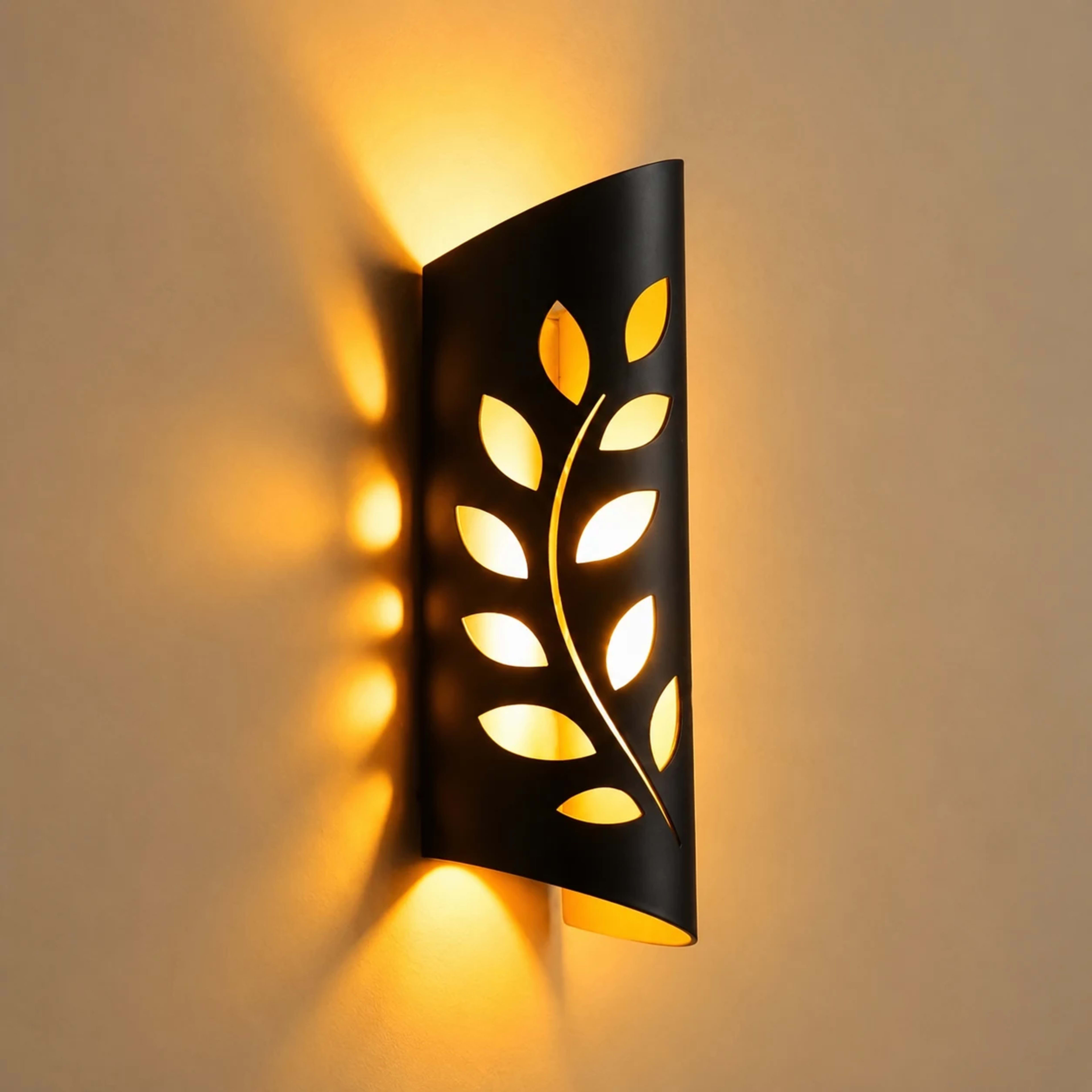 Premium Leaf Design PVC LED Wall Lamp