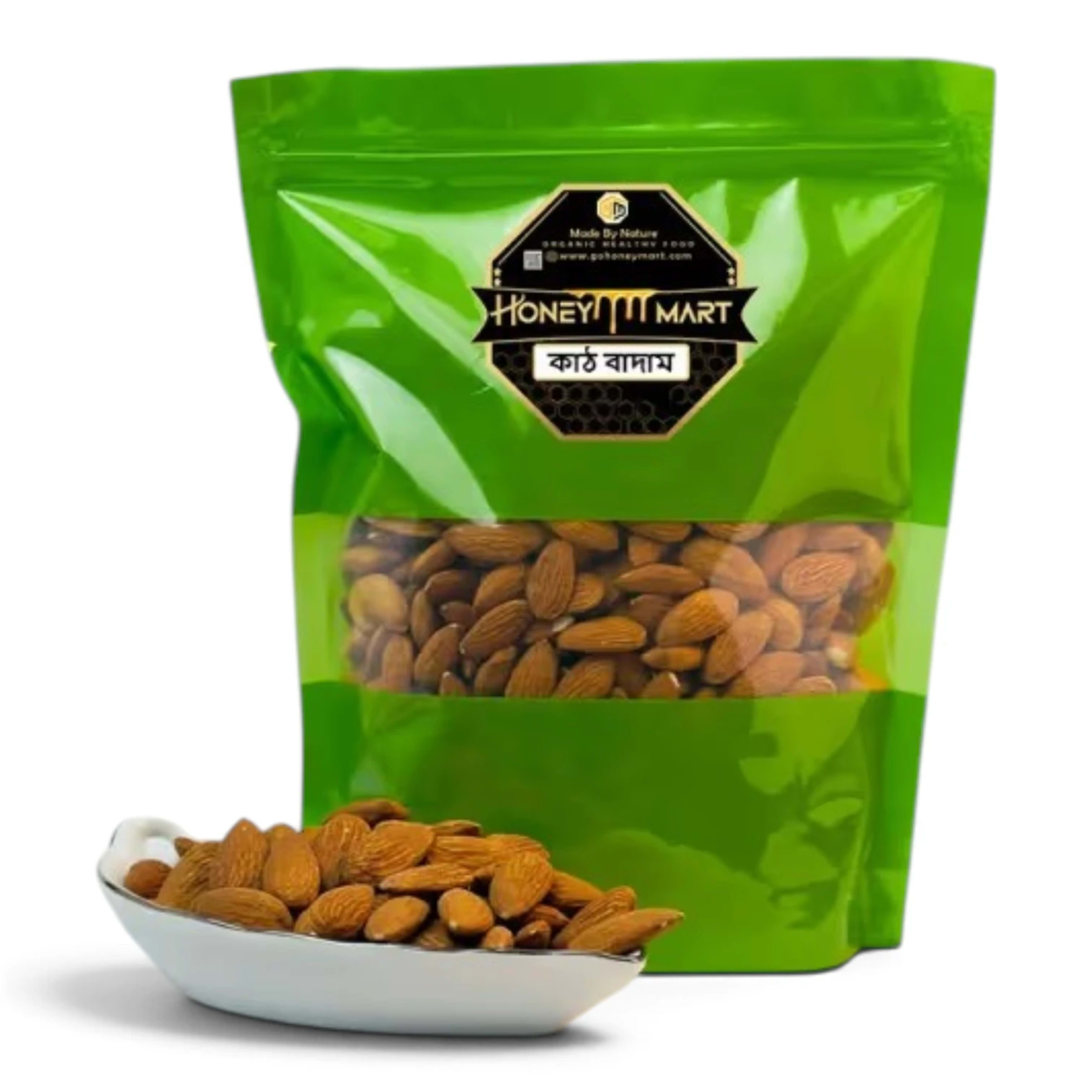 Premium Almond Nut (কাঠ বাদাম) - Crunchy & Fresh Quality | Prenaxo