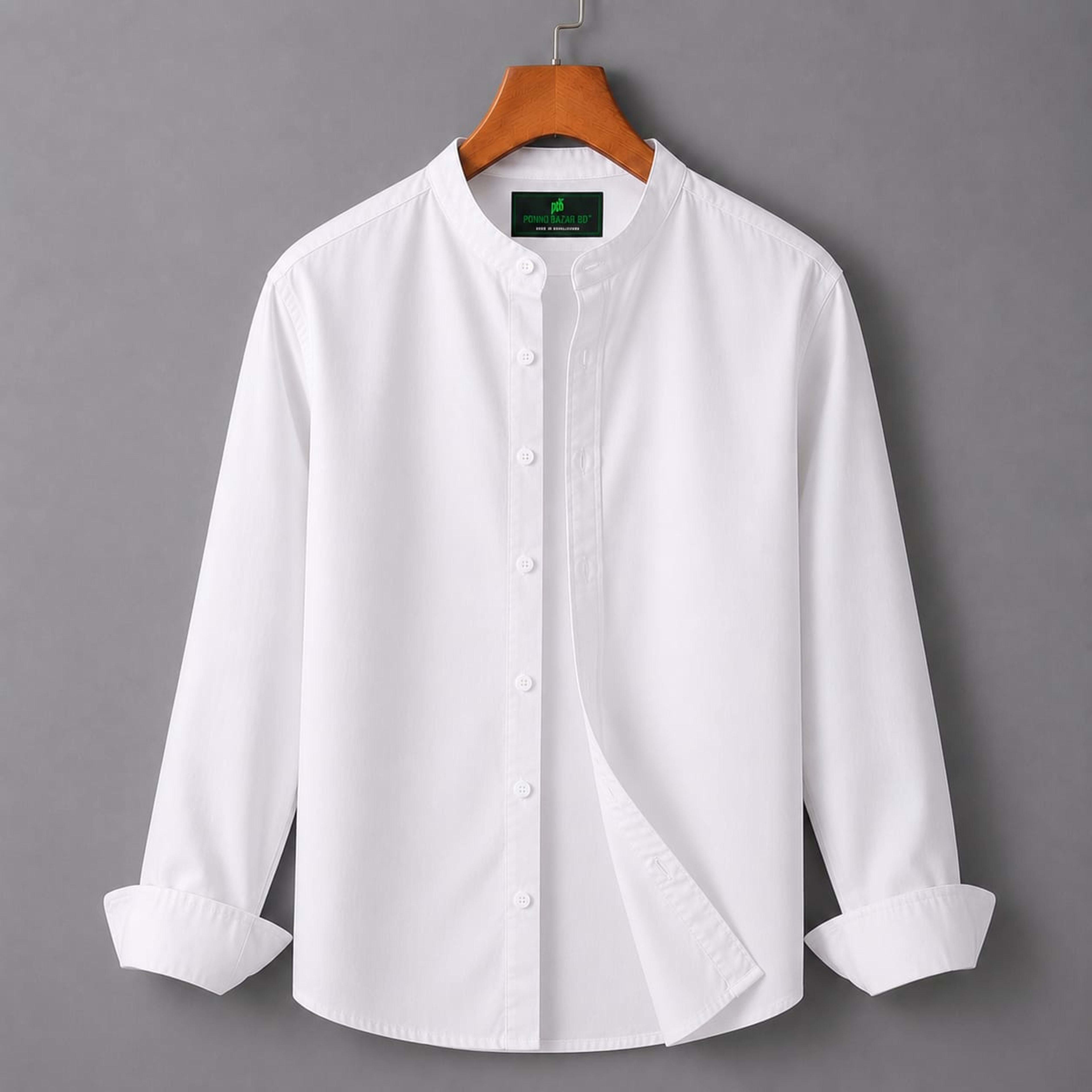 Premium White Oxford Cotton Solid Shirt for Men