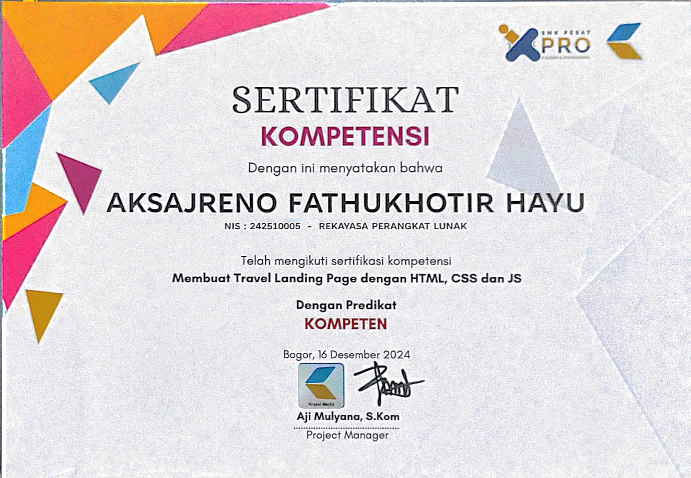 Certificate 4