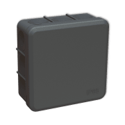 KOBLINGSBOKS IP65 SORT 85X85MM