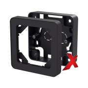 X.PÅVEGGSKAPPE 20MM ENKEL