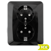 STIKK INNF M/J DOBBEL LAV SORT