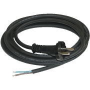 GUMMIKABEL M/PLUGG 5M 3G1,5MM