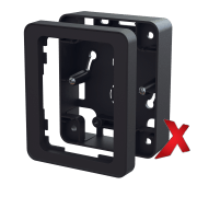 X.PÅVEGGSKAPPE DOBBEL STIKK