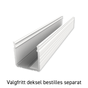 ETLED STRIP PROFIL HØY HVIT