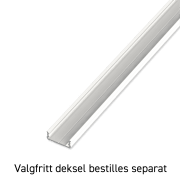 ETLED STRIP PROFIL X.LAV HVIT