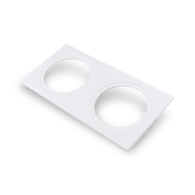 ETLED DECO RAMME 2 HULL HVIT