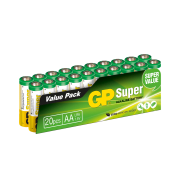 GP SUPER AA-BATTERI 20-PAKK