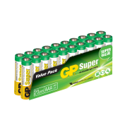 GP SUPER AAA-BATTERI 20-PAKK