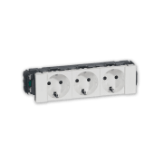 TRIPPEL STIKKONTAKT M/JORD