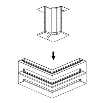 INNV.HJØRNE JUSTERBART 130X50