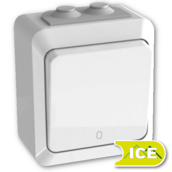 BRYTER PÅVEGG 2POL IP44