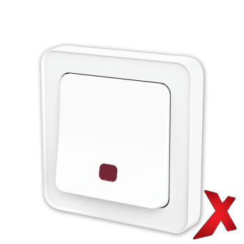 X.BRYTER INNF 2POL M/LYS