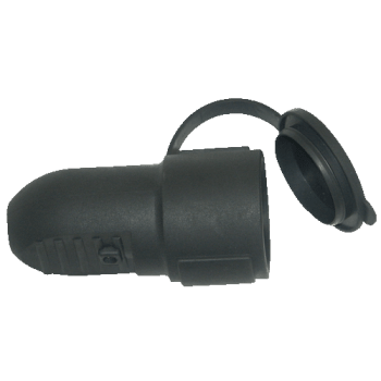 SKJØTEKONTAKT IP44 16A SORT