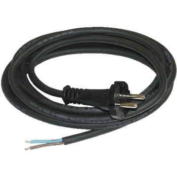 GUMMIKABEL M/PLUGG 5M 3G1,5MM