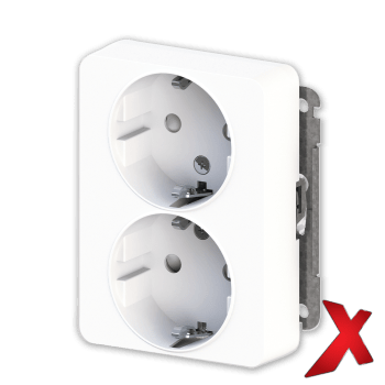 X.STIKK INNSATS DOBBEL 2S HØY