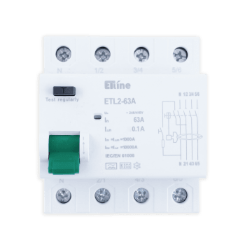 ETLINE JFB 4P4M 63A 100mA