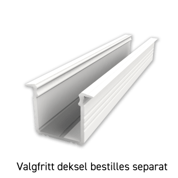 ETLED STRIP PROFIL HØY HVIT