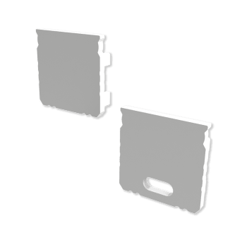 ETLED STRIP ENDEKAPPE H. HVIT