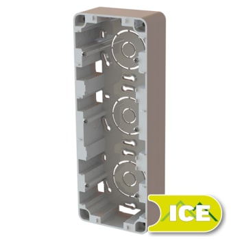 PÅVEGGSKAPPE 40MM TRIPPEL