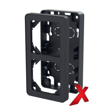 X.PÅVEGGSKAPPE 20MM DOBBEL