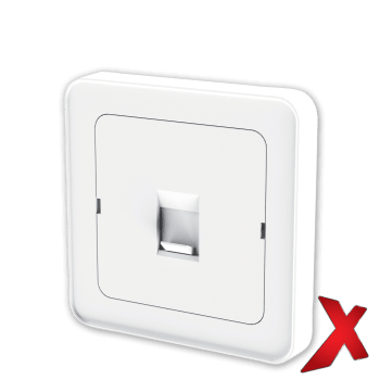 X.DATA DEKSEL 1xRJ45 RETT