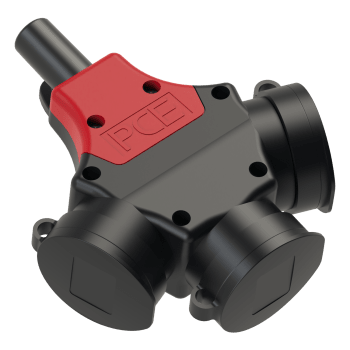 SKJØTEKONTAKT 3-VEIS M/JORD