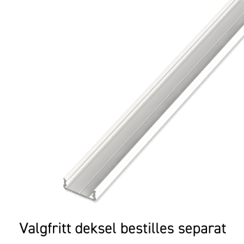 ETLED STRIP PROFIL X.LAV HVIT