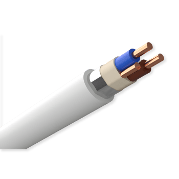 PR 2X2,5/2,5MM ETFLEX HVIT 50M