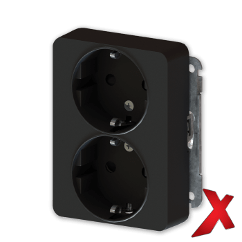 X.STIKK INNSATS DOBBEL 2S HØY