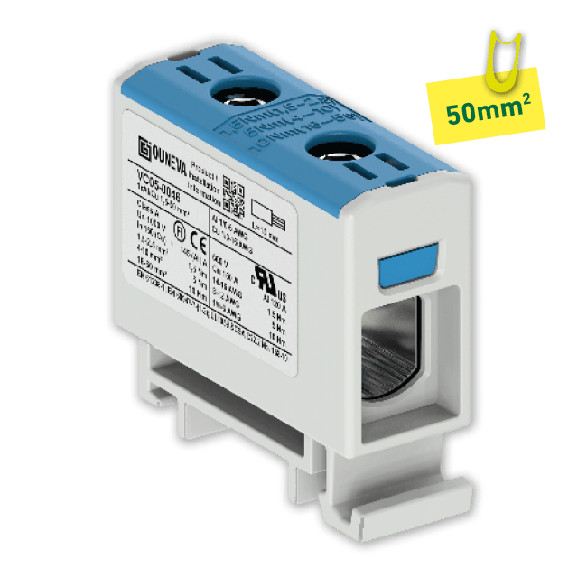 ETLINE KOBLINGSKLEMME BLÅ