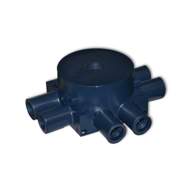 VEGGBOKS 6-LØP 45MM, BLÅ