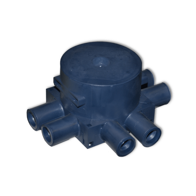 VEGGBOKS 6-LØP 55MM, BLÅ DYP